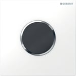 Sistema de descarga Geberit para urinarios. Blanco, cromado brillante